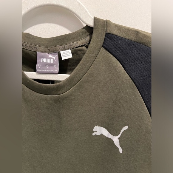 PUMA Men’s Evostripe Crew on Forest/Black - Picture 3 of 6